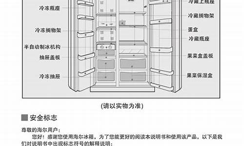 海尔新冰箱使用说明_海尔冰箱使用说明视频